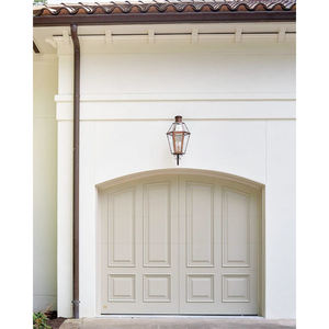 Puertas de <span class=keywords><strong>Garaje</strong></span> de Madera Arqueadas Automáticas Estilo Persianas de Madera para Casas, <span class=keywords><strong>Puerta</strong></span> Seccional Enrollable - Product Image 6