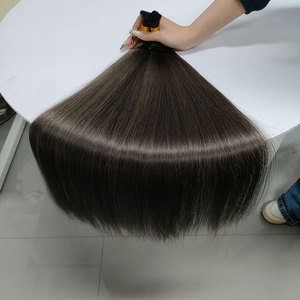 Extensiones de Cabello Natural <span class=keywords><strong>Filipino</strong></span> de Alta Calidad, Cabello Virgen con Cutículas Alineadas, Suave y Liso, Color Negro Natural - Product Image 3