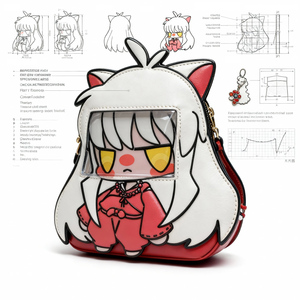 Mochila Ita Bag personalizable con ventana transparente para exhibir pines de anime, regalos para fans de cosplay y colección. - Product Image 1