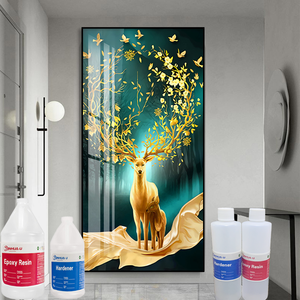 Pintura de Porcelana con Cristal Espejo, Pegamento Especial para Cristal, <span class=keywords><strong>Resina</strong></span> <span class=keywords><strong>Epoxi</strong></span> de Doble Componente, Adhesivo Transparente para Trabajos en Madera - Product Image 3