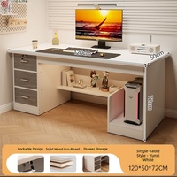 Bureau d'ordinateur minimaliste, petit bureau pour dortoirs et bureaux à domicile, bureau d'étude pour étudiants