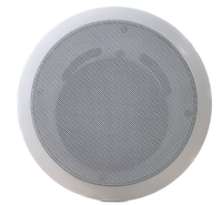 Haut-parleur coaxial de 30 W 6 pouces 15 V/2 A Haut-parleur actif ABS Haut-parleur de plafond avec Bluetooth USB Vente directe d'usine OEM ODM