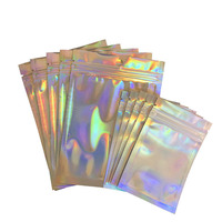 Sachet refermable personnalisé en PET/ALU/PE, imprimé par gravure, holographique, résistant à l'humidité, de qualité alimentaire, pour nouilles et gelée