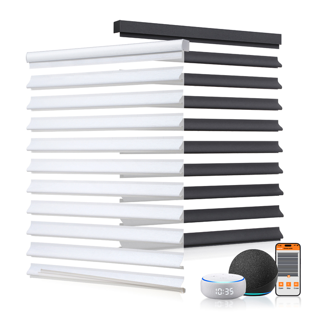 Customized Size Matter butterfly Blinds Motorized Eco-Friendly 100% Polyester Butterfly Blinds for Window