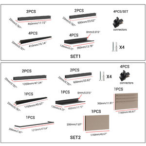 Estantes de Pared Rectangulares Personalizados, Estante de Pared Flotante Moderno con Repisa, Organizador de Pared para Sala de Esports - Product Image 3
