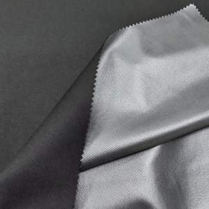 Transpirable 100% Poly Mechanical Stretch Calvary Twill Fabric Impermeable Poliéster Gabardina Tela con membrana de TPU - Product Image 3