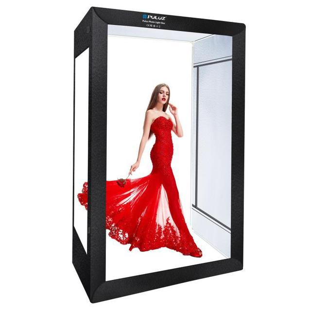 Factory Supply Wholesale PULUZ Polyester Fat Cow 200CM Dimming LED Studio 2m Portrait Clothing Photography Set Photo Box