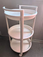 Vivinature Chariot rond de rangement en plastique Offre Spéciale