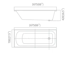 Acrylic Walk In Bath Tub Elder Walk In Tub Rectangle Bath For Disabled People Portable Bathtub