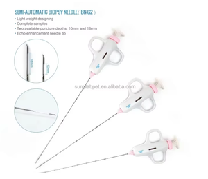 Aiguille de biopsie jetable avec marqueurs échogènes pour la collecte de tissus guidée par ultrasons - Product Image 6
