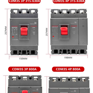 Interruptor de Circuito Delixi CDM3S 63A-1200A, Interruptor Automático Trifásico MCCB Recién Mejorado con Capacidad de Ruptura de 25KA - Product Image 5