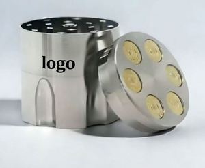 Molino de Hierbas Manual de Metal con Diseño de Bala CANNA, 40 mm, 3 Piezas, Aleación de Zinc, Venta al por Mayor - Product Image 6