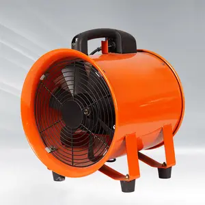 220V/380V Electric Industrial Blower Axial Air Extractor Fan Portable Ventilation Fans Aluminium Impeller With Flexible Duct