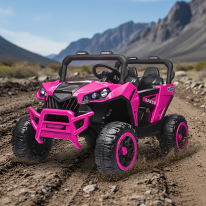 Voiture électrique pour enfants de 2 à 4 ans avec télécommande - Unisexe, filles, alimentée par batterie - Product Image 1