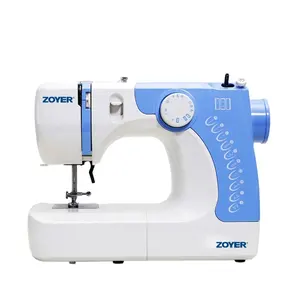Zy6101 zoyer mini máquina de costura doméstica, multifuncional