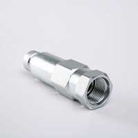Connecteur rapide hydraulique 3FFH en acier au carbone, filetage externe 1/2 pouce, type plat, OEM 6674688 / 7246777, directement de l'usine
