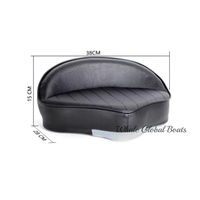 Chaises hautes en plastique Chaise triangulaire facile pivotante pour Bass Boat Siège de pêche pour petit bateau