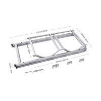 Porte-bouteilles d'eau à trois niveaux, support de rangement, avec distributeur, de ml, 5 gallons