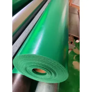 Waterproof PVC Tarps 500GSM green Color PVC Tarpaulin Roll PVC Vinyl Coated Tarpaulin in Roll