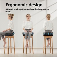 Coussin de siège ergonomique en mousse à mémoire de forme en U, antidérapant, pour chaises de bureau et usage domestique, protection des hanches, best-seller transfrontalier