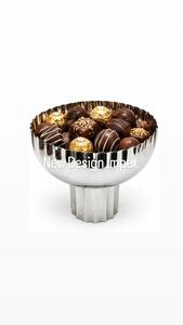 Decorative Aluminum <b>Chocolate</b> Bowl For Premium Gift Collections <b>Wedding</b> Return Gifts And Special Occasion Table Decorations - Product Image 3