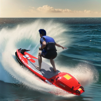 Hison unisexe puissance Ski Jet Board vente la plus chaude en Fiber de carbone et remorque PVC gonflable Paddle Board pour l'eau surf