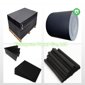Wholesale Specialty Paper 250gsm <b>Black</b> <b>Board</b> Color Cardboard Liner Paper <b>Board</b> - Product Image 4