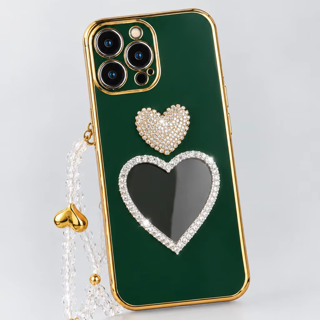 Bling Designer Phone Cases Diamond Luxury for iPhone 14 Pro Max Electroplated Tpu 6d Gold Electroplated Phone Case