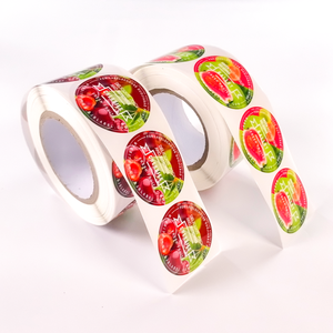 Custom Logo Sticker and <b>Label</b> for Any Surface Laptop Phone Car Gift Wrap Biodegradable Food-Safe Custom Fruit <b>Label</b> Stickers - Product Image 3