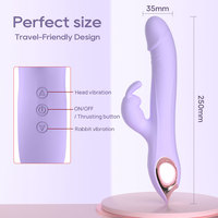 Vibrateur à billes télescopique Wenma Rabbit pour femmes, insertion et retrait automatiques, modèle 60 dB, pour adultes