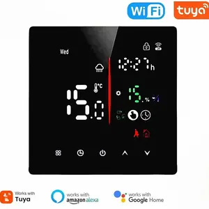 <span class=keywords><strong>Thermostat</strong></span> intelligent WiFi Tuya 16A avec écran tactile, télécommande, automatisation domestique, chauffage au sol électrique, température, CE, garantie de 3 ans - Product Image 2