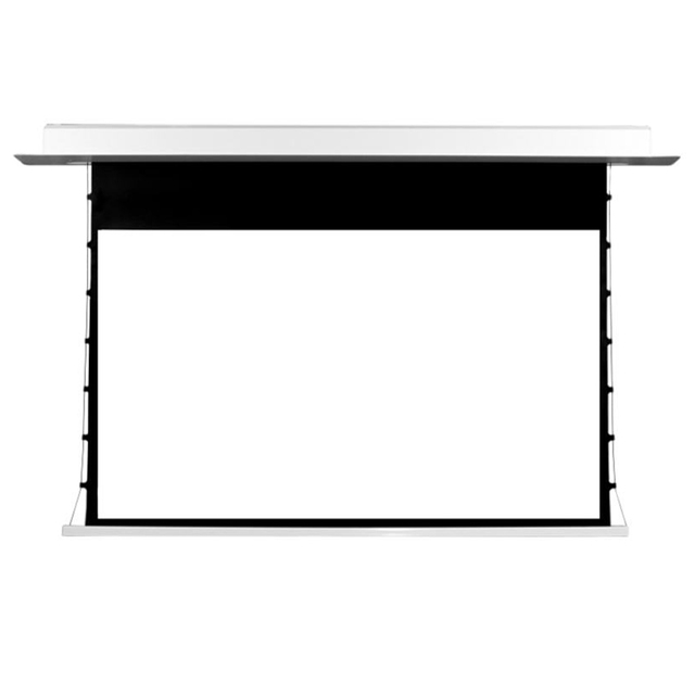 NEW 92inch 100inch 120inch Recessed in Ceiling Tab Tension Electric Screen Alr Motorized Projector Screen