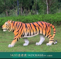 Vente en gros de statues de tigre en fibre de verre de jardin pour la décoration de parc Personnaliser les sculptures de grands animaux Décoratif