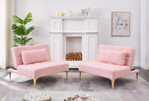 Oso de peluche rosa + Tela + 2 Asientos