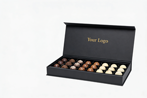 Caja de Regalo Premium para Dulces, Plegable, Magnética, de Papel Rígido, con Compartimentos, para Empacar Alimentos - Product Image 6