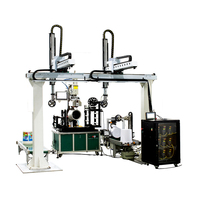 Machine automatique de transfert de chaleur pour l'impression d'étiquettes sur des seaux en plastique