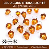 Luces LED Decorativas con Forma de Piña y Bolota, Funcionan con Pilas, Luz Blanca Cálida Ajustable, Decoración para Oficina Ejecutiva, Halloween, Venta al Por Mayor, Personalizadas