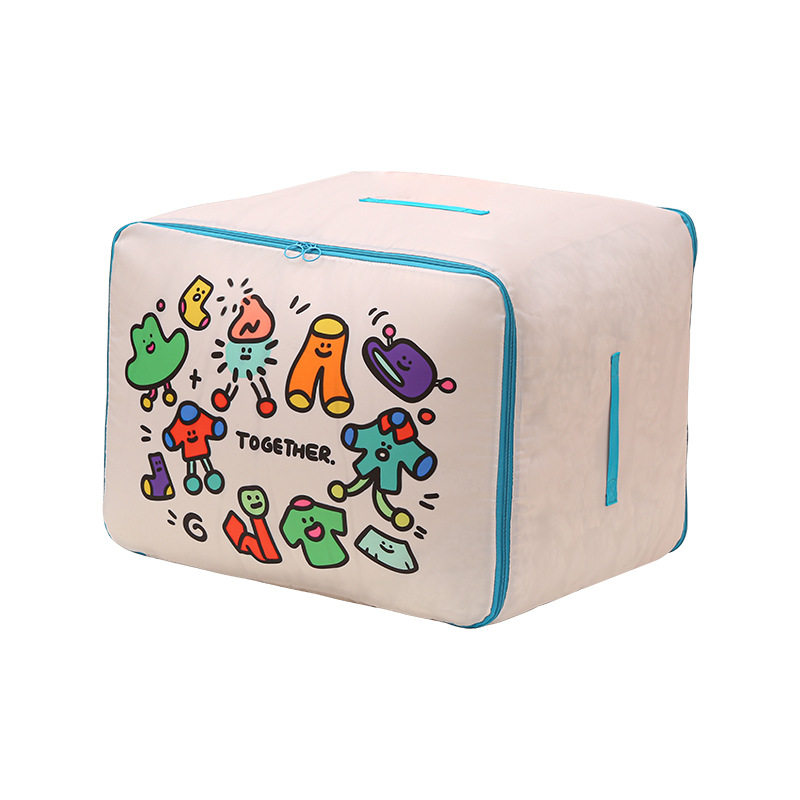 Quilt storage bag [Sky Blue Party Large Size]