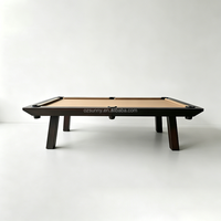 Tables de billard/snooker 8 boules modernes de luxe pour usage commercial et domestique, 7, 8, 9 et 12 pieds, personnalisables, vente en gros directe usine