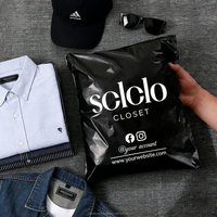 Sacs d'expédition personnalisés en polyéthylène biodégradable pour vêtements, avec logo imprimé, pour courriers et colis