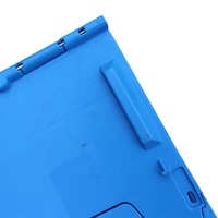 Vente en gros de boîtes logistiques écologiques Boîte de rangement pour conteneurs empilables Boîte de déménagement en plastique avec couvercle