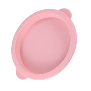 <b>Silicone</b> Hamburger Mat Round Anti Slip Thickened <b>Baking</b> Mat For Food Contact Solid Color - Product Image 4