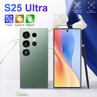 S25 Ultra Mini, Teléfono Inteligente Android con Pantalla HD de 5.0 Pulgadas, 6+128 GB, S-Pen, Cámara HD, Versión Global Multi-idioma, Desbloqueado