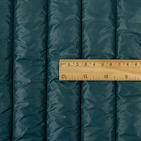Tissu de veste ouaté d'hiver matelassé à rayures en taffetas de nylon huilé de haute qualité