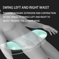 Neue Maschine zur Behandlung von Schmerzen in der Lendenwirbel säule Elektrisches Lenden massage gerät Vibrations-und Luftdruck-Taillen massage
