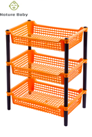 Panier de Rangement Multifonctionnel TWINS DOLPHIN G-013 Bleu/Rouge Protection de l'Environnement
