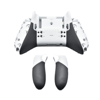 Pour Xbox One Elite 1 contrôleur caoutchouté droite gauche rails latéraux panneaux de coque arrière avec coque arrière pour Xboxes Elite 2
