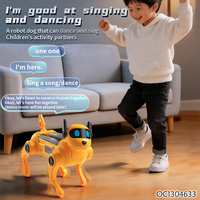 Jouets pour enfants, chien robot intelligent en plastique amusant, éducatif, fonctionnant sur piles