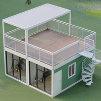 Maison modulaire en conteneur Eco 20 pieds 40 pieds Maison préfabriquée de luxe avec 2 chambres à coucher Conteneurs