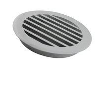 Diseño Moderno de Rejilla de Aluminio para Ventanas con Persianas de Aire Acondicionado y Aberturas Circulares de Ventilación para Talleres y Almacenes